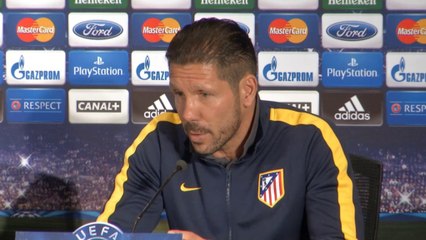 Quarts -  Simeone : ''Pas de pression sur nous''