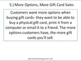 Top Five Reasons You Need to Sell Gift Cards Online Now