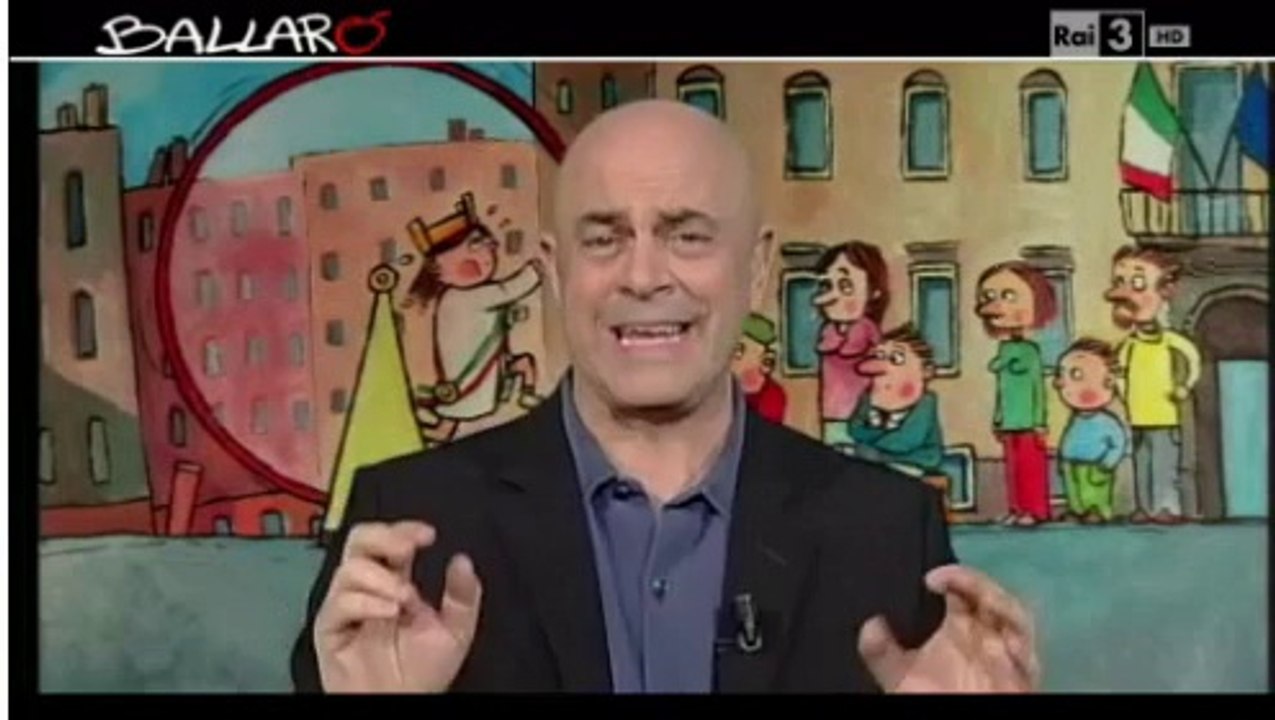 Crozza a Ballarò l'8 aprile 2014