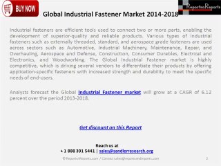 Global Industrial Fastener Market | Growth and Forecast