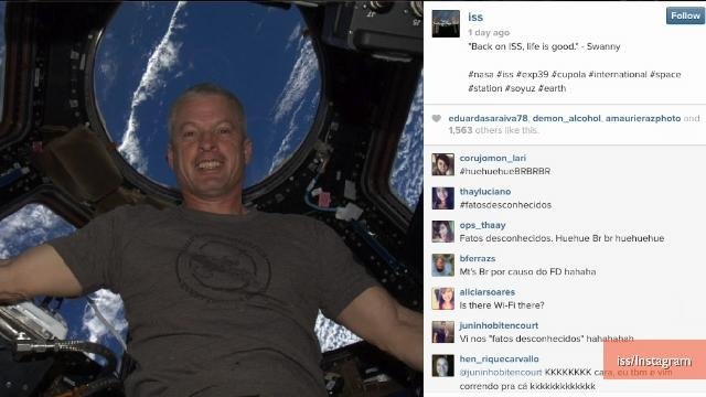 NASA Astronaut Posts First Ever Instagram from Space