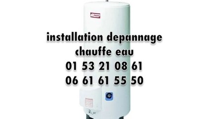 DEPANNAGE CHAUFFE EAU PARIS 75008 TEL: 01 53 21 08 61