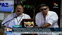 FARC piden discusión bilateral de sanciones a crímenes del conflicto