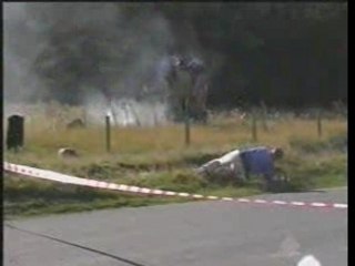accident de rallye spectaculaire
