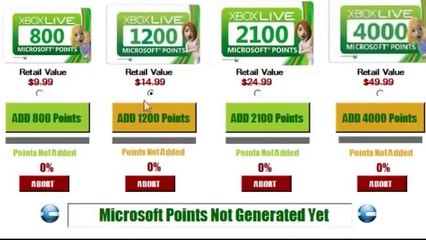 Microsoft Points Generator - Free Microsoft Points Codes April 2014