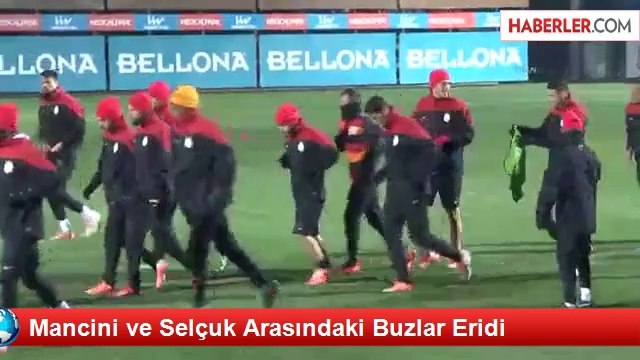 Mancini ve Selçuk Arasındaki Buzlar Eridi