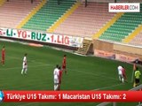 Türkiye U15 Takımı: 1 Macaristan U15 Takımı: 2