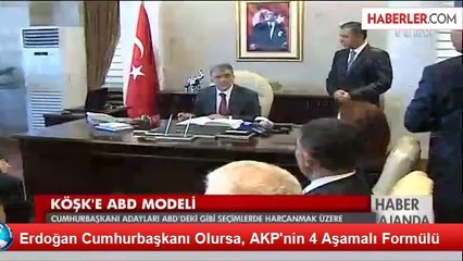 Erdoğan Cumhurbaşkanı Olursa, AKP'nin 4 Aşamalı Formülü