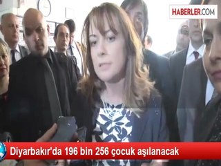 Diyarbakır'da 196 bin 256 çocuk aşılanacak