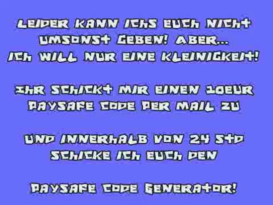 Funktionierender PaySafeCard Generator [v1.7 ]