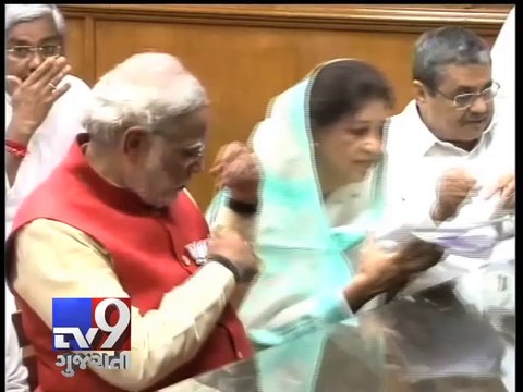 Narendra Modi files nomination from Vadodara after massive road show - Tv9 Gujarati