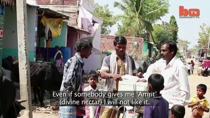 OMG! Guy Hooked To Eating Bricks, Mud and Gravel! :O