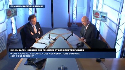 Michel Sapin, invité de Guillaume Durand avec LCI