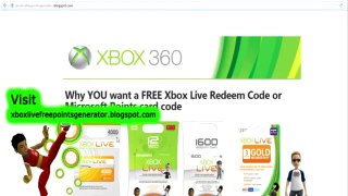 Générateur de Xbox Live Microsoft Points Avec l'adhésion d'or 2014
