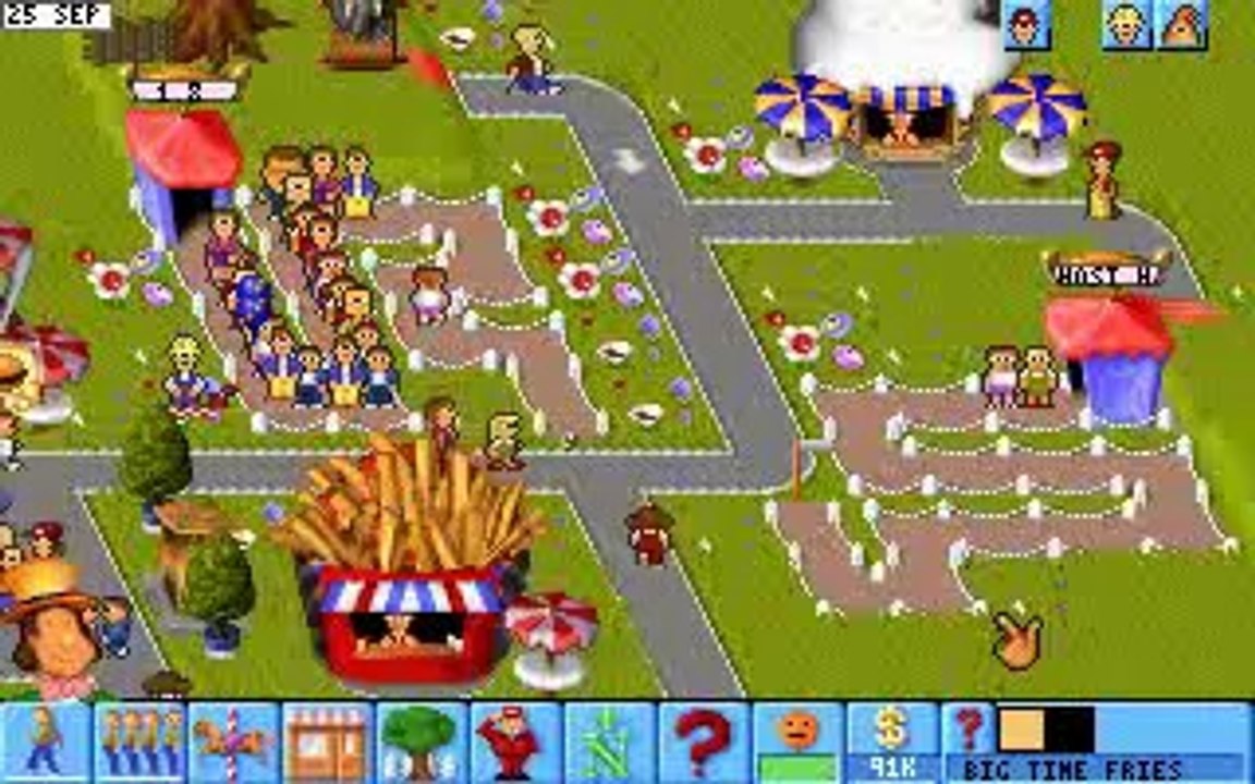 Theme Park Gameplay