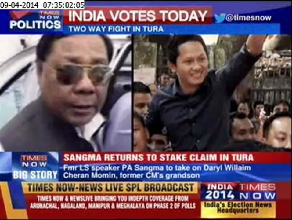 PA Sangma seeking 9th term