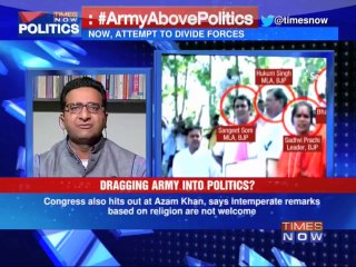 Dragging the Army into politics?