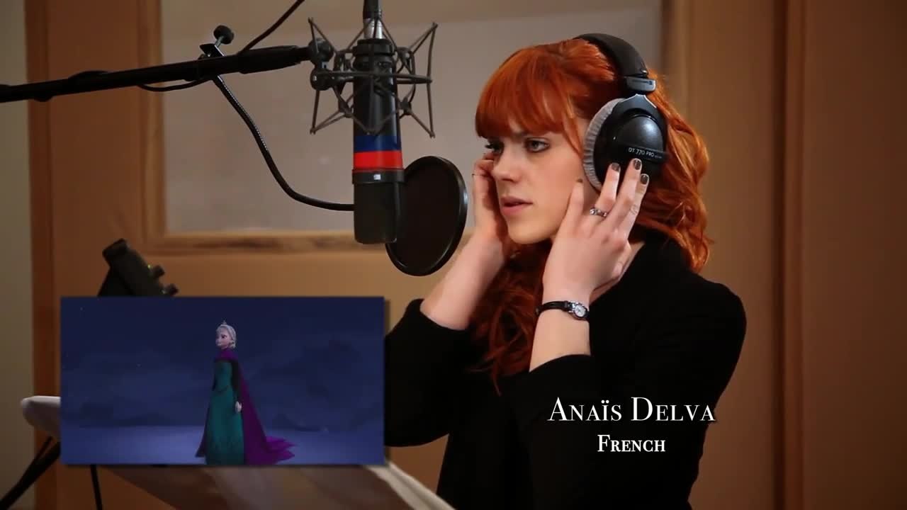 La Reine des Neiges - "Libérée, délivrée", derrière le micro