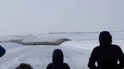 Reindeer Answer Santa's Call as Thousands March Over Ice