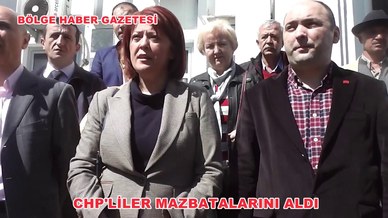 DEVREK, CHP'LİLER MAZBATALARINI ALDI