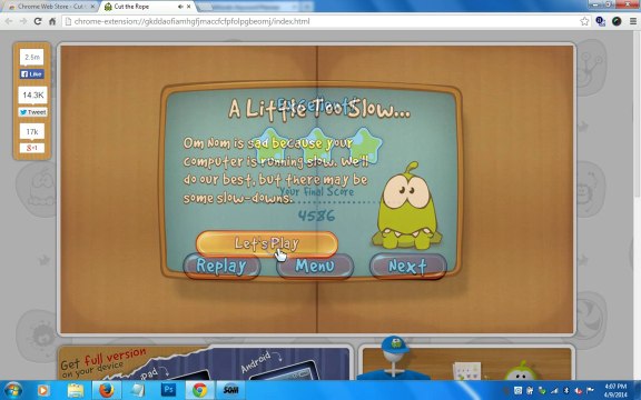 How to Play Cut the Rope in Google Chrome | Play Cut the Rope | Cut the Rope Online