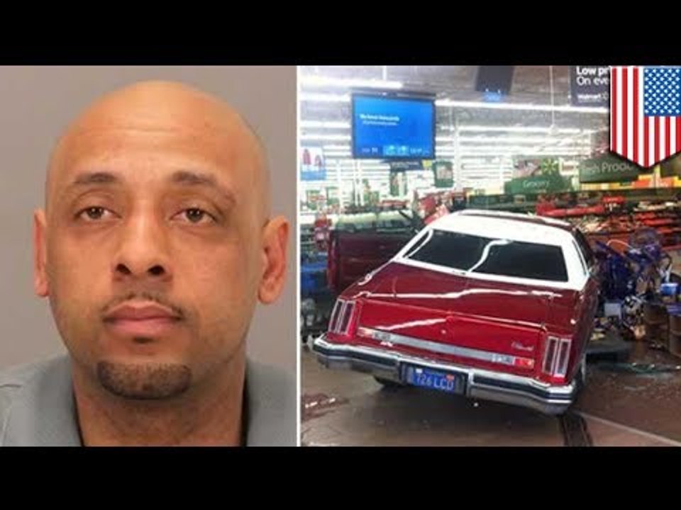 Meth-induced Wal-Mart car crash caught on camera