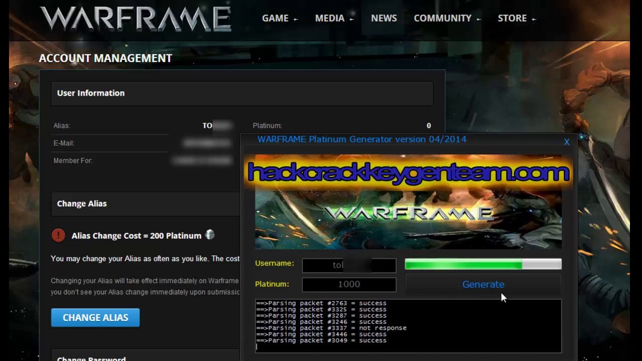 Warframe free platinum Generator video Dailymotion