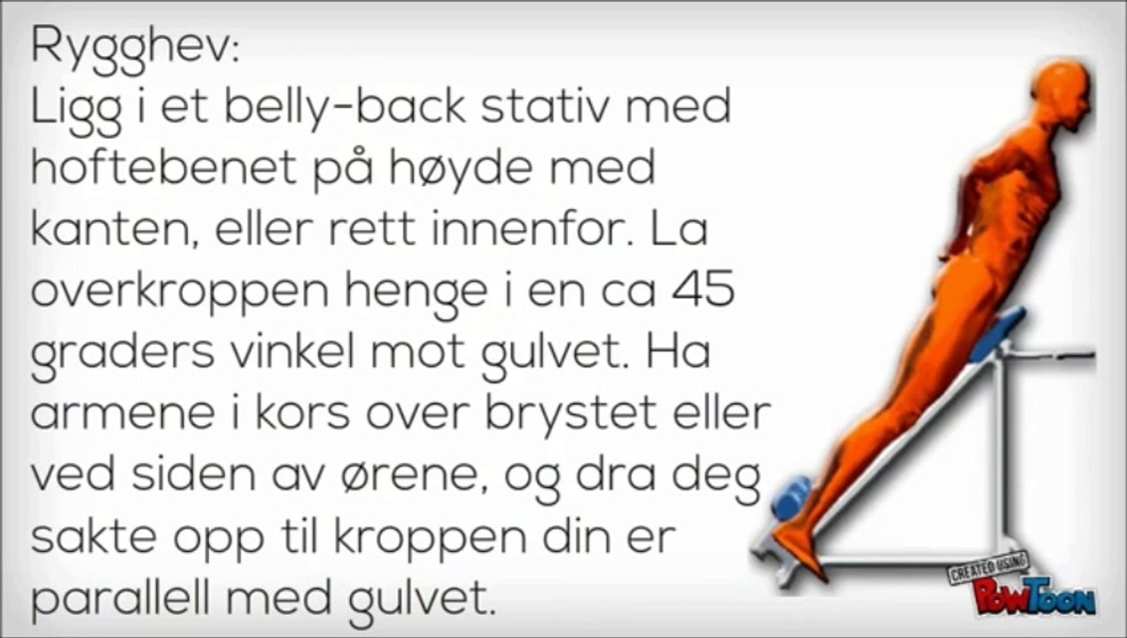 Ryggtrening for nybegynnere. Kom i form nå! I CompareKing.no