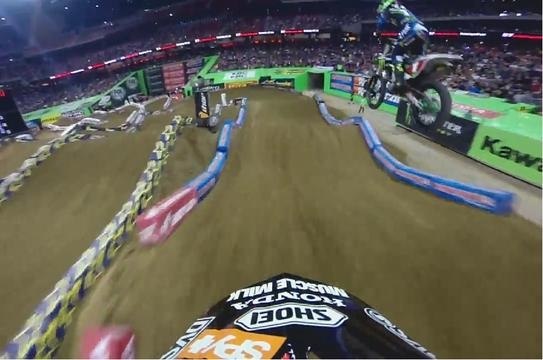 GoPro - Supercross from Houston - Justin Barcia - 2014 Monster Energy