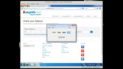 Paysafe Card code generator March 2014download no survey - 100%