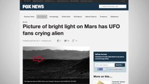 Bright Lights in Mars Photo Has UFO Fans Buzzing