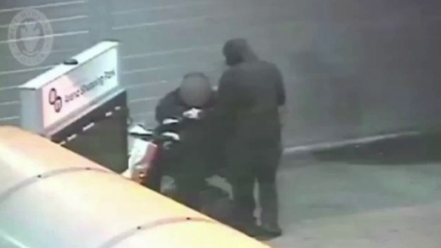 Drunk thug attacks and robs disabled man on mobility scooter
