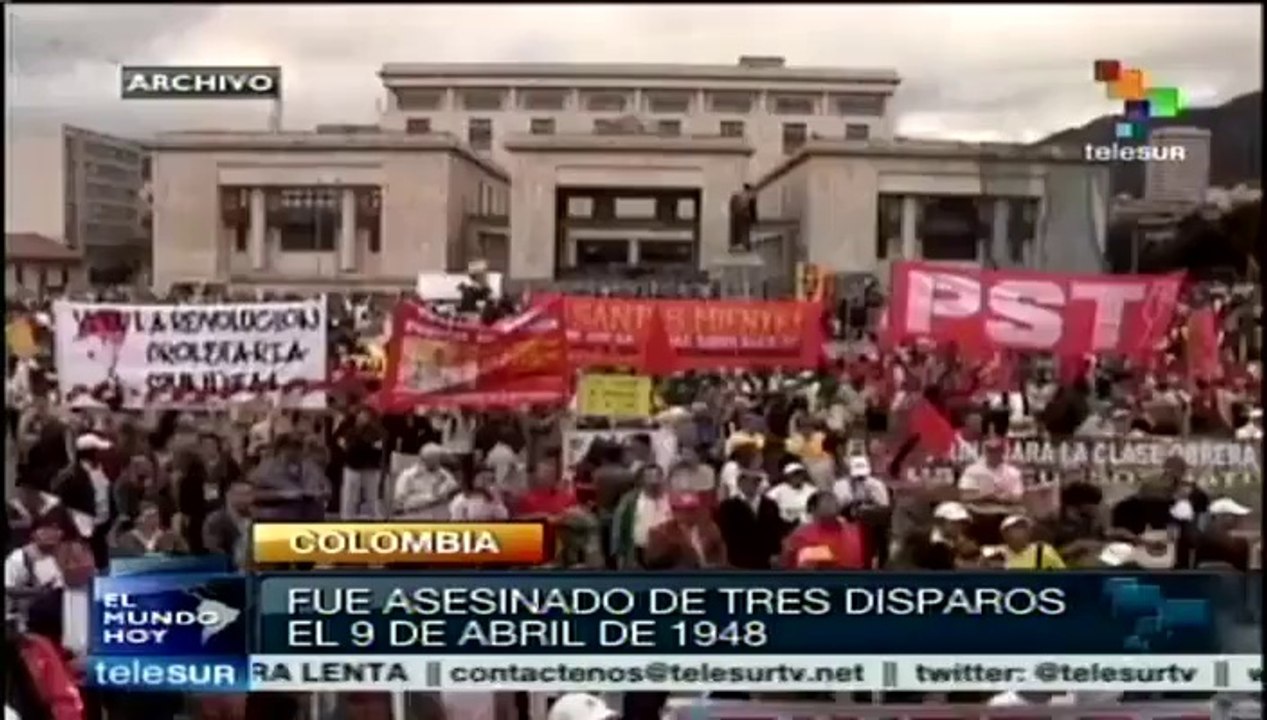 Colombia recuerda a  Jorge Eliécer Gaitán asesinado en 1948