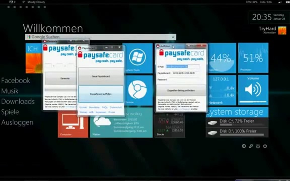 Paysafecard Generator German Tutorial March 2014