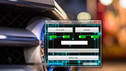 Paysafecard Generator Software March 2014 OFFICIAL