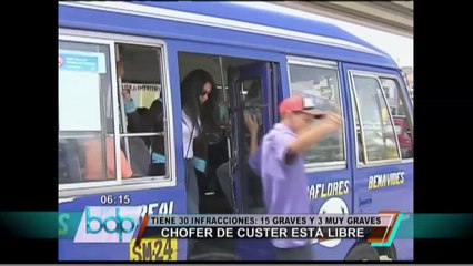 Chofer de cúster que atropelló a joven tiene 15 papeletas graves y 3 muy graves