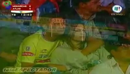 palpa la ragazza in diretta durante partita di calcio