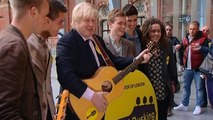 Boris Johnson backs buskers in London