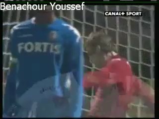 Moncef Zerka vs Feyenoord - Uefa Cup - Groupe Stage - 2006/2007