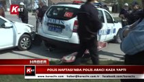 Polis Haftası’nda Polis Aracı Kaza yaptı…