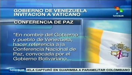 "Imparcial"; invita Venezuela a Parolín a que atestigüe proceso de paz