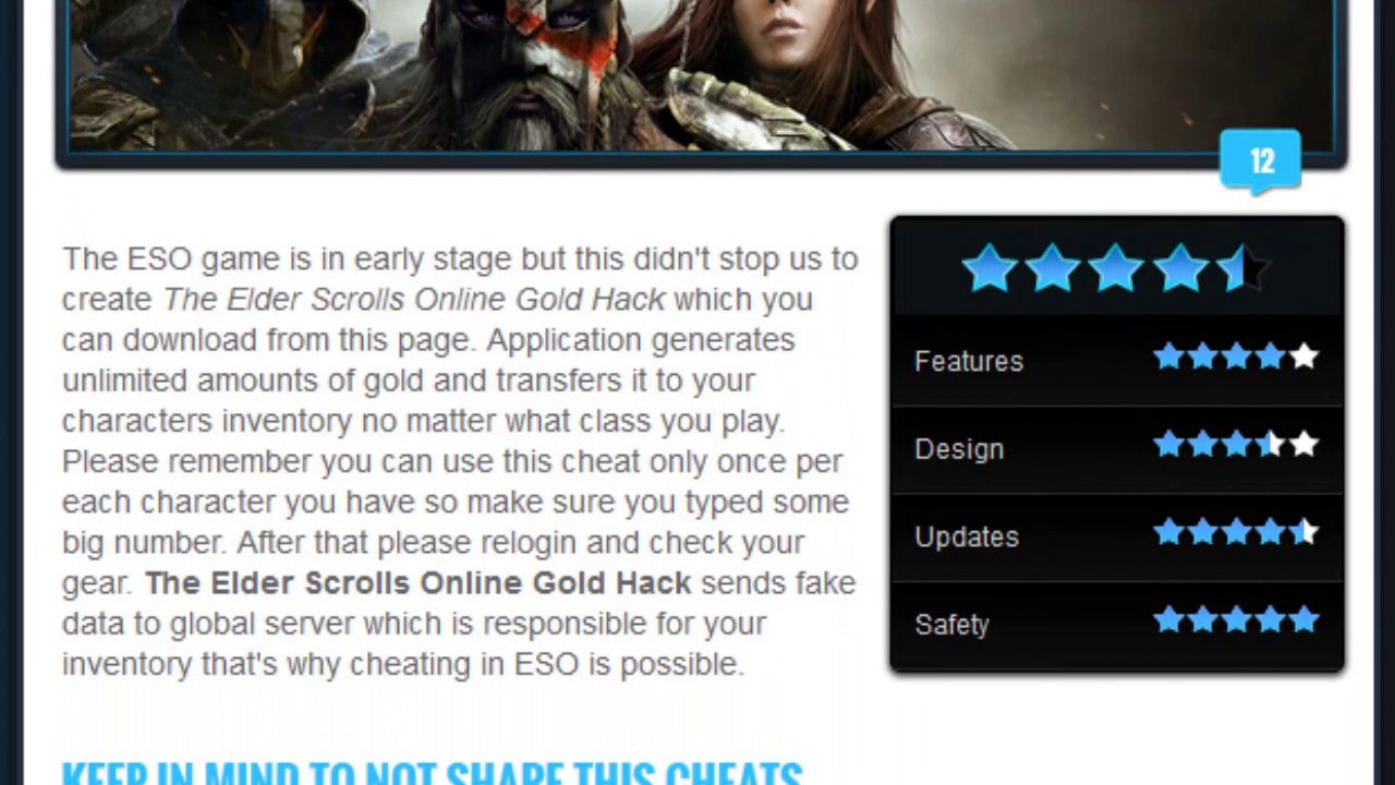 Elder Scrolls Online free GOLD Generator (PC)