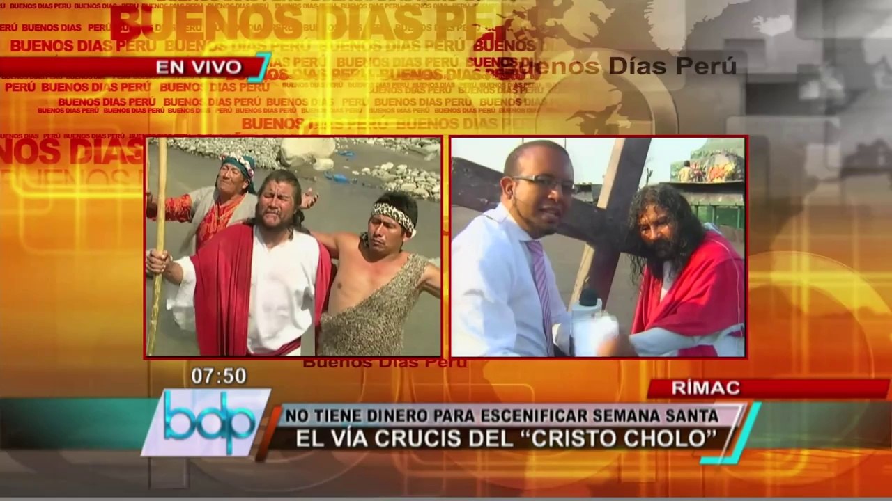 Vía Crucis del "Cristo Cholo": Necesitan apoyo para escenificar semana santa