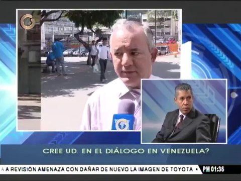 Falcón: “Nosotros no estamos negociando, entendemos el diálogo como una salida constitucional ante la crisis”,