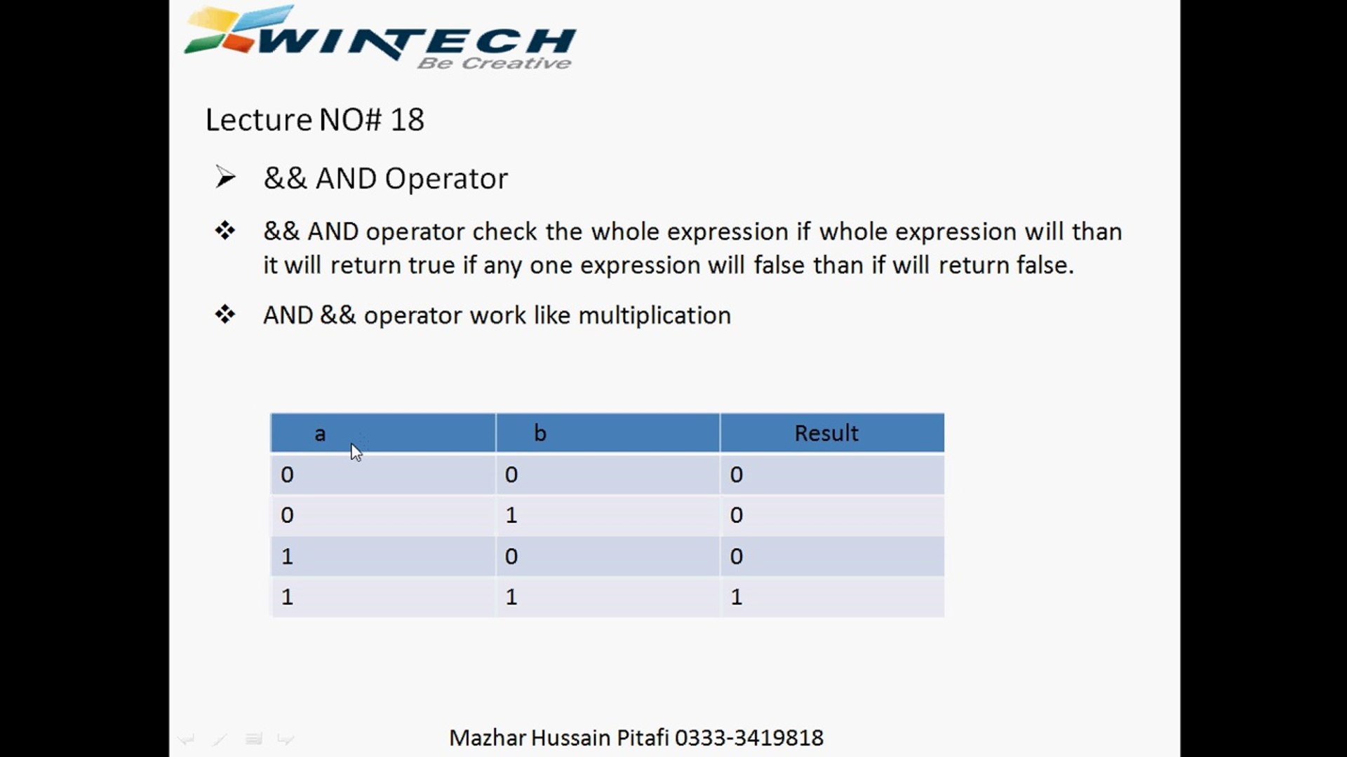 java programming tutorial 18 logical operator  (sindhi)