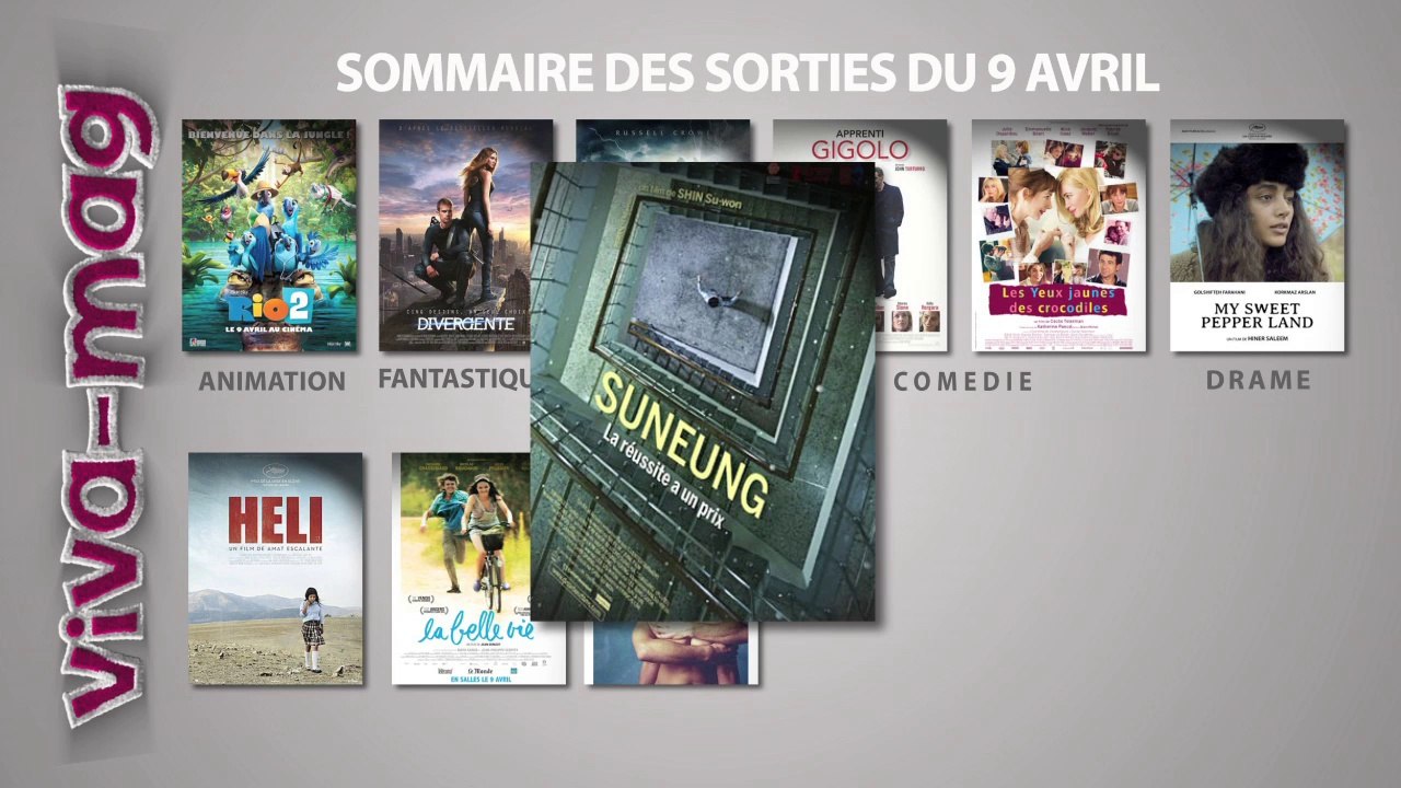 Vivamag, le magazine des sorties "Ciné" du 9 avril 2014