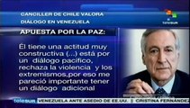 Canciller chileno saluda diálogo entre gob. y oposición venezolana