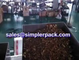 Cassia seed tea packaging machinery, nylon triangle teabag packing machine