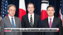South Korea, U.S. call for transparent Japan-North Korea talks