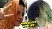 Katy Perry Green Hair Vs Kristen Stewart Orange Hair - Who Looks Better?